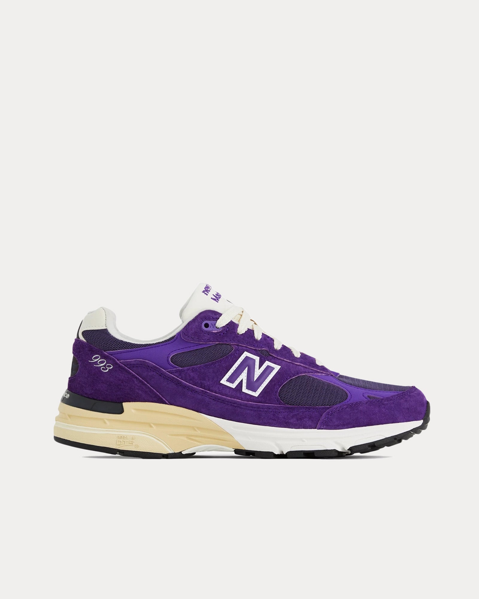 New Balance Made in USA 993 Purple / Dark Mercury Low Top Sneakers - 1