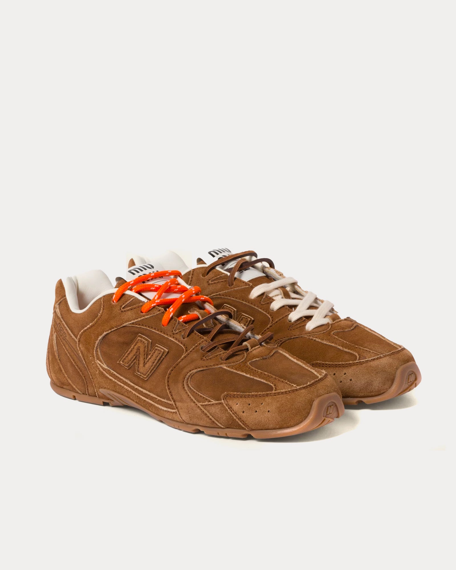 New Balance x Miu Miu 530 SL Suede Cinnamon Low Top Sneakers - 2