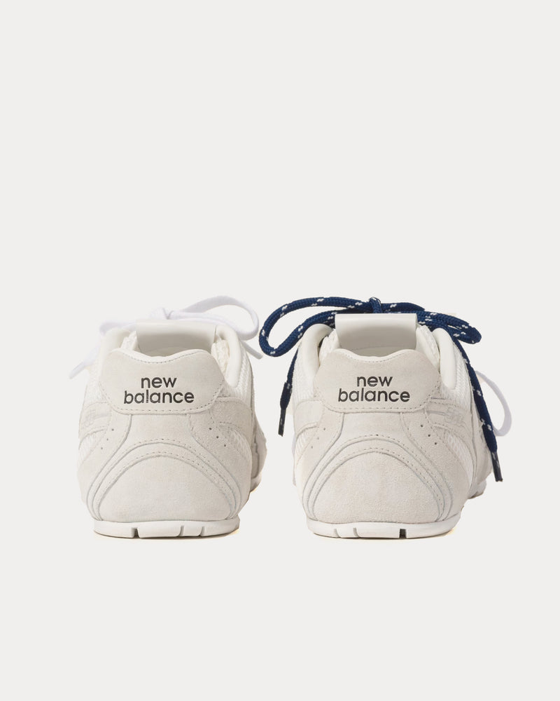 New Balance x Miu Miu 530 SL Suede & Mesh White Low Top Sneakers - 3