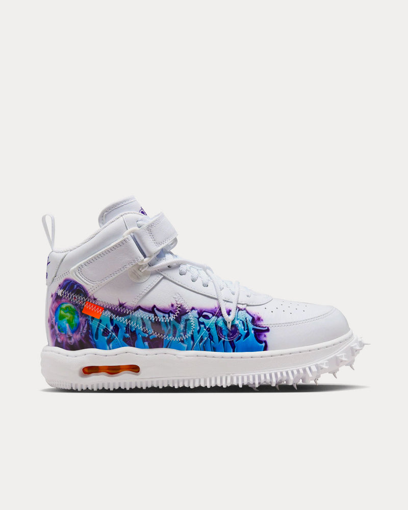 Nike x Off-White Air Force 1 Mid Graffiti White Mid Top Sneakers - 1