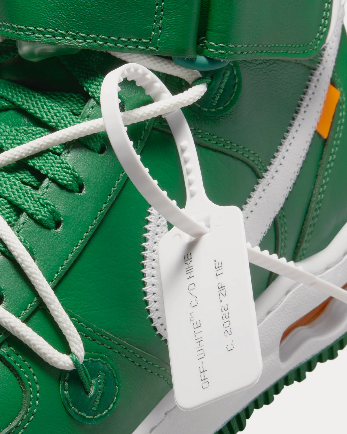 Nike x Off-White Af1 Mid Pine Green High Top Sneakers - 5