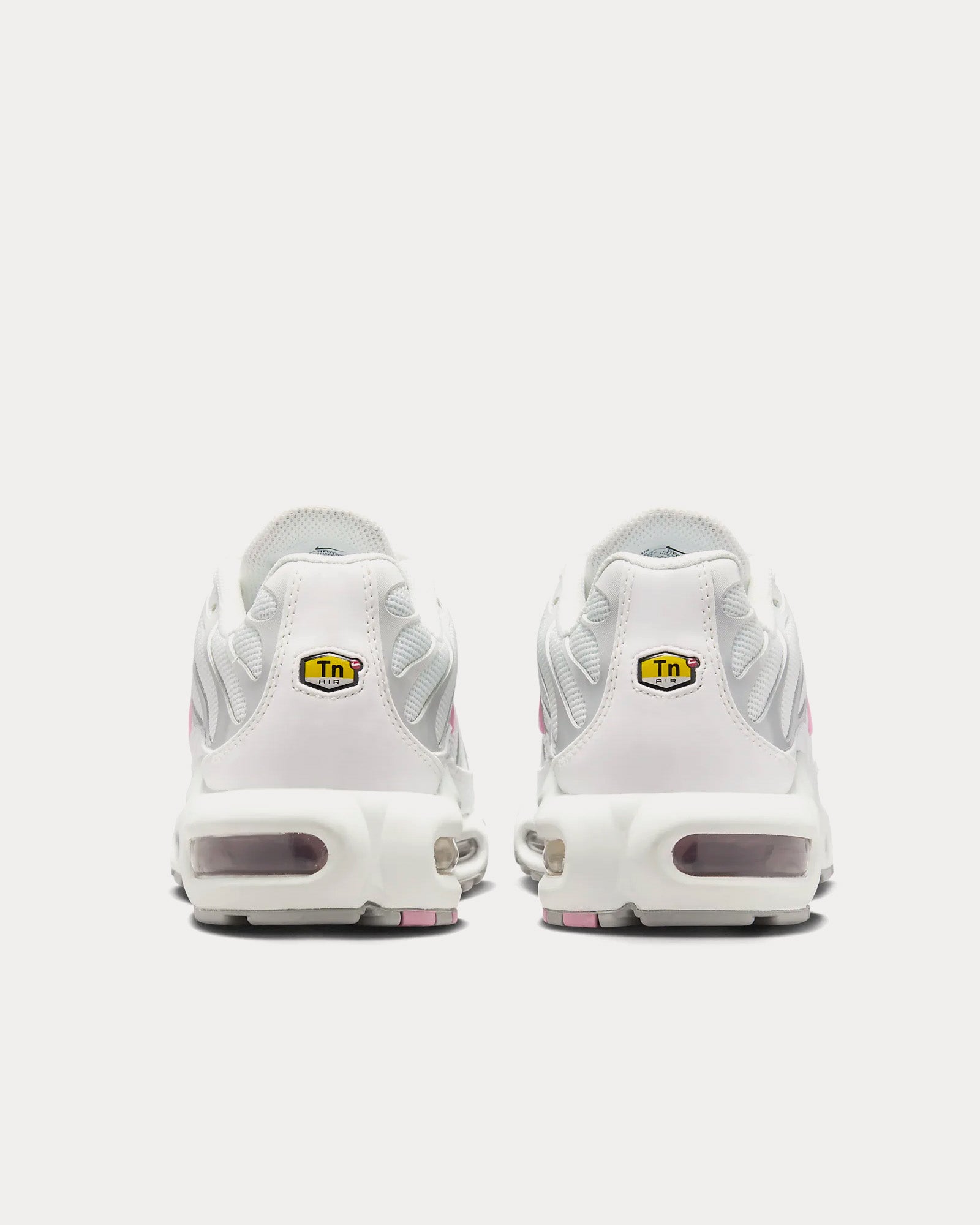 Nike Air Max Plus Summit White / Grey Fog / Metallic Silver / Pink Rise Low Top Sneakers - 3