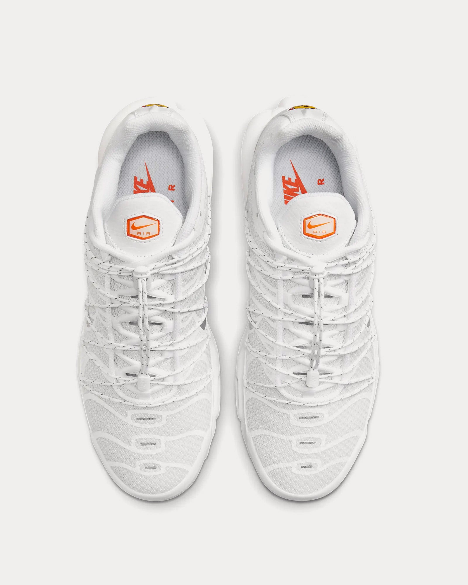 Nike Air Max Plus Utility White / Safety Orange / Pure Platinum Low Top Sneakers - 2