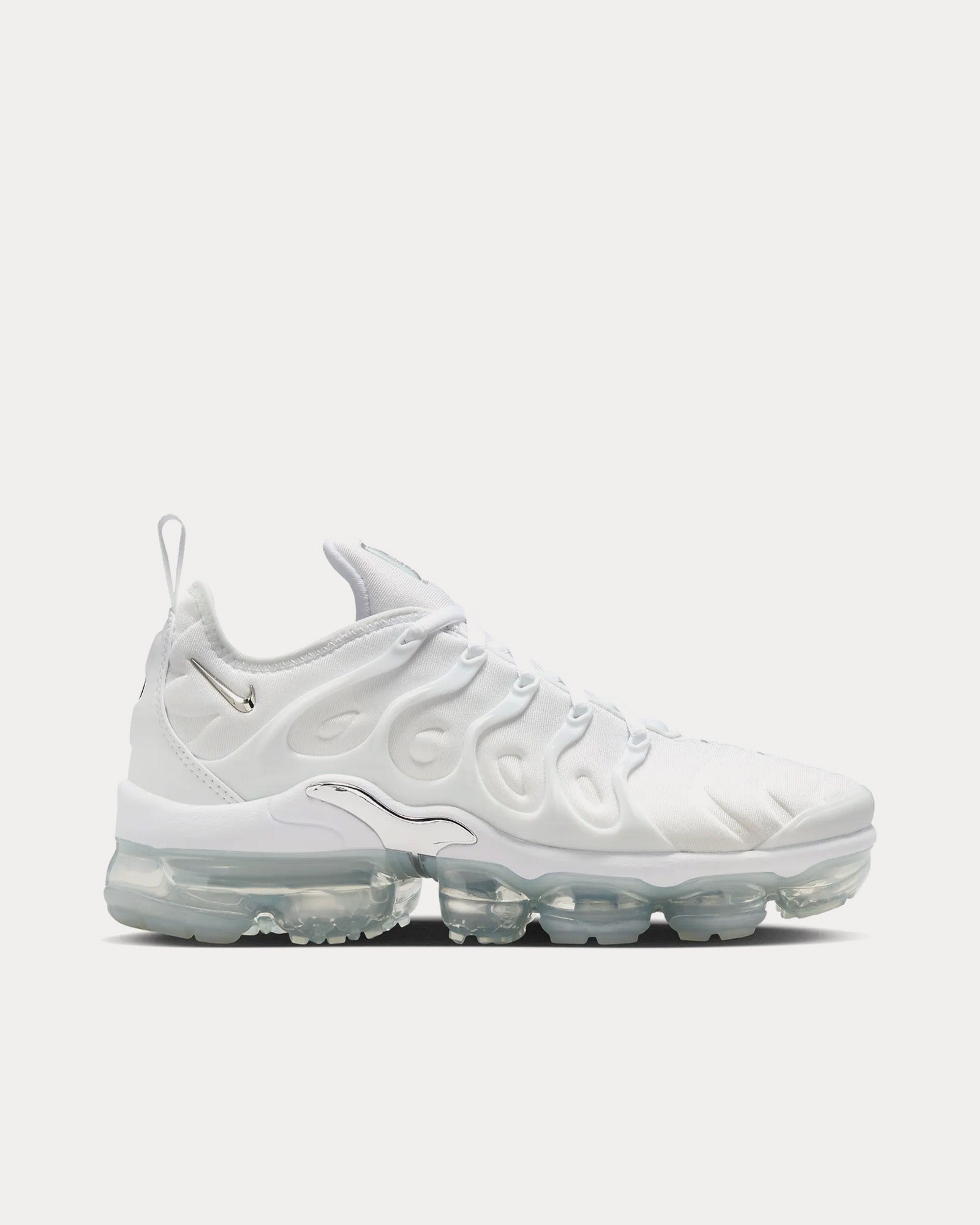 Nike Air VaporMax Plus White / Metallic Silver Low Top Sneakers - 1