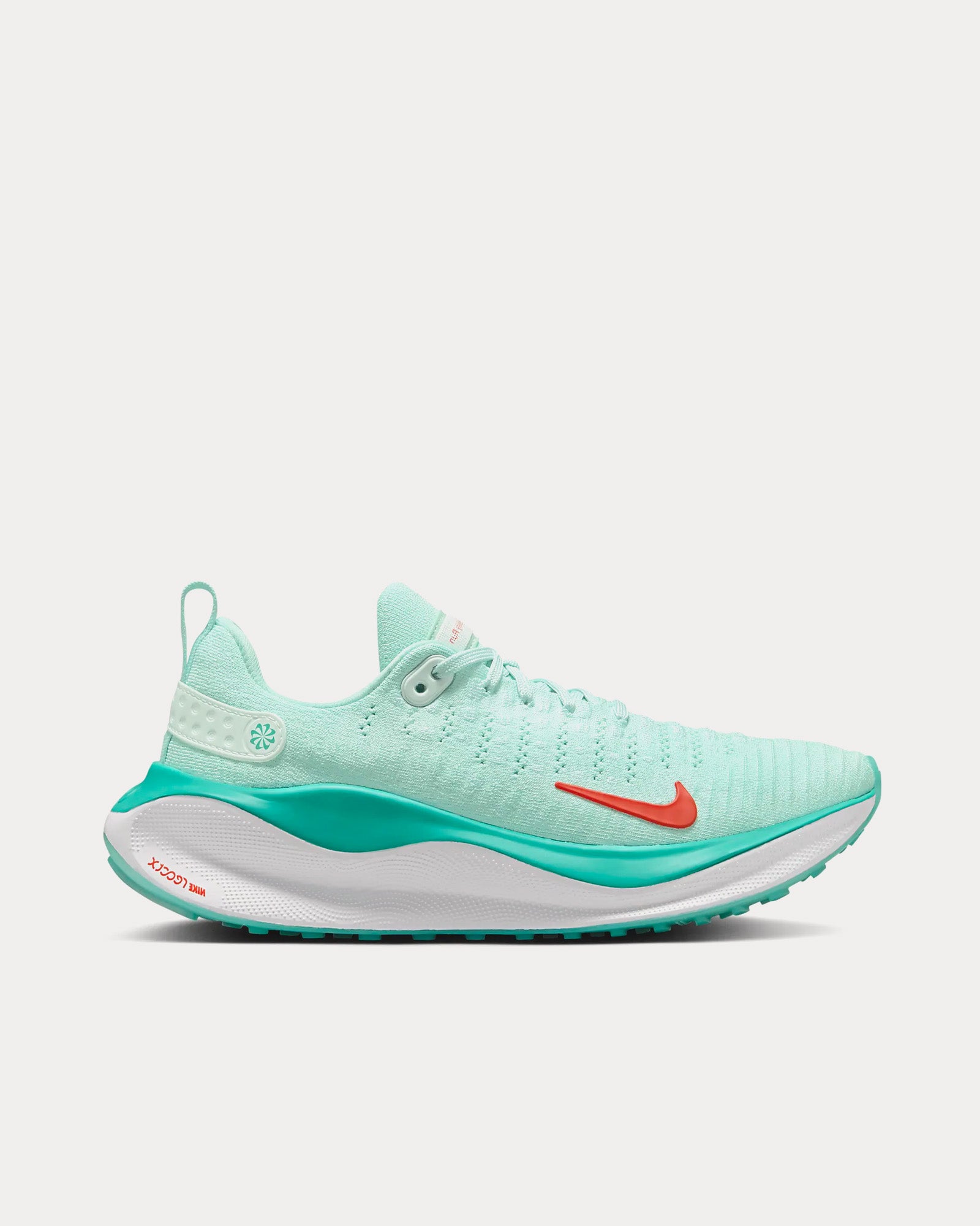 Nike InfinityRN 4 Jade Ice / White / Clear Jade / Picante Red Running Shoes - 1