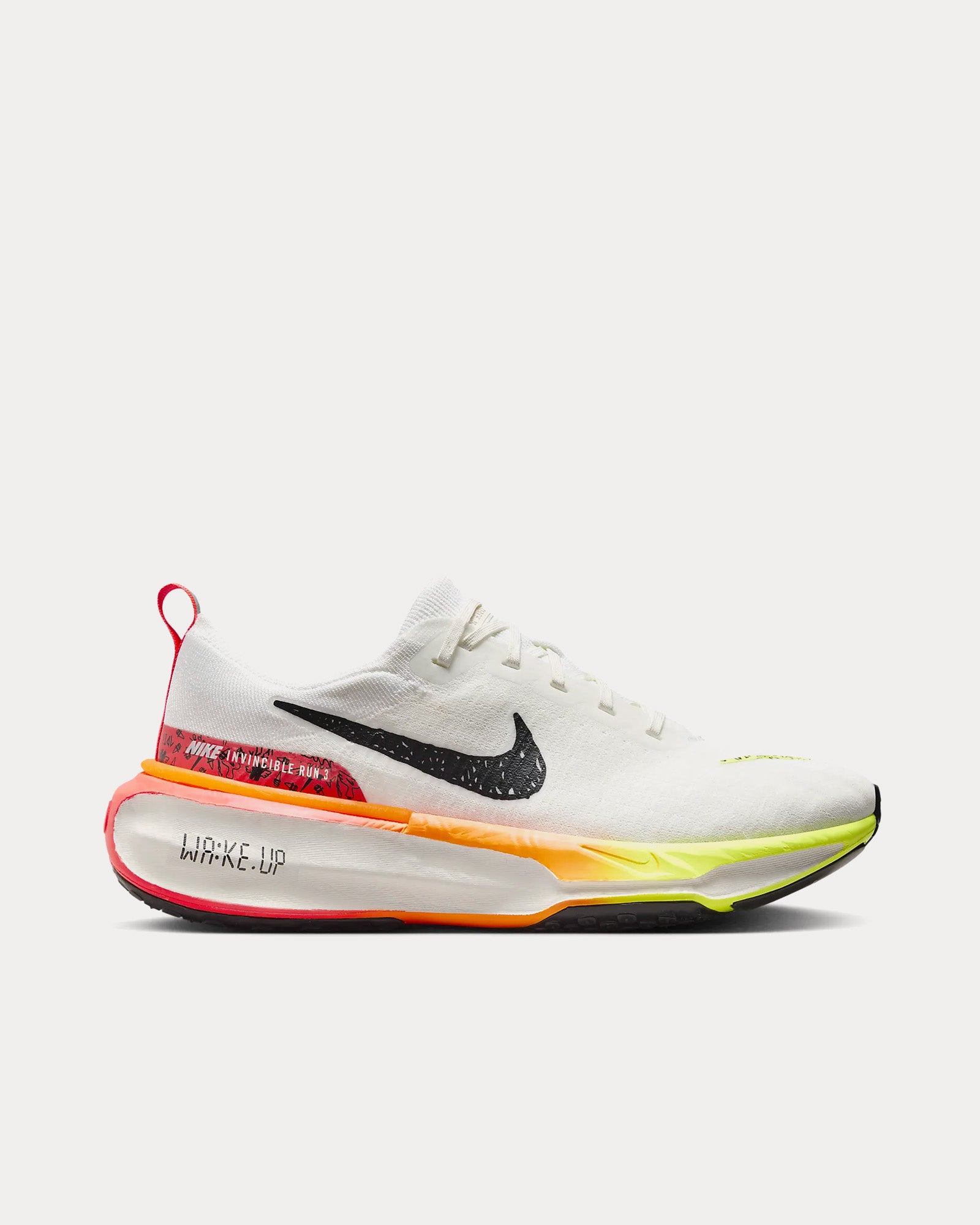 Nike Invincible 3 White / Bright Crimson / Sail / Black Running Shoes - 1