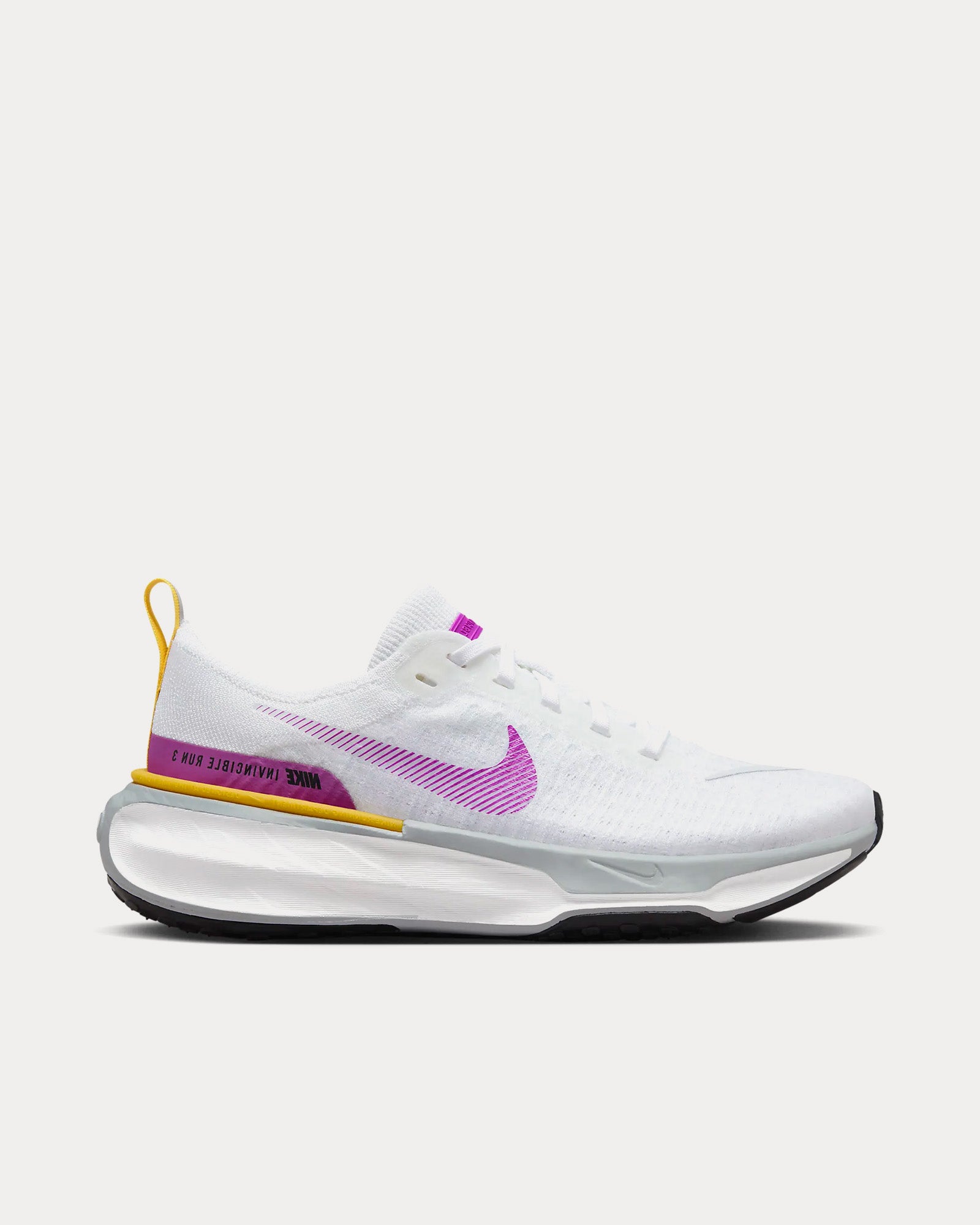 Nike Invincible 3 White / Vivid Sulphur / Pure Platinum / Vivid Purple Running Shoes - 1