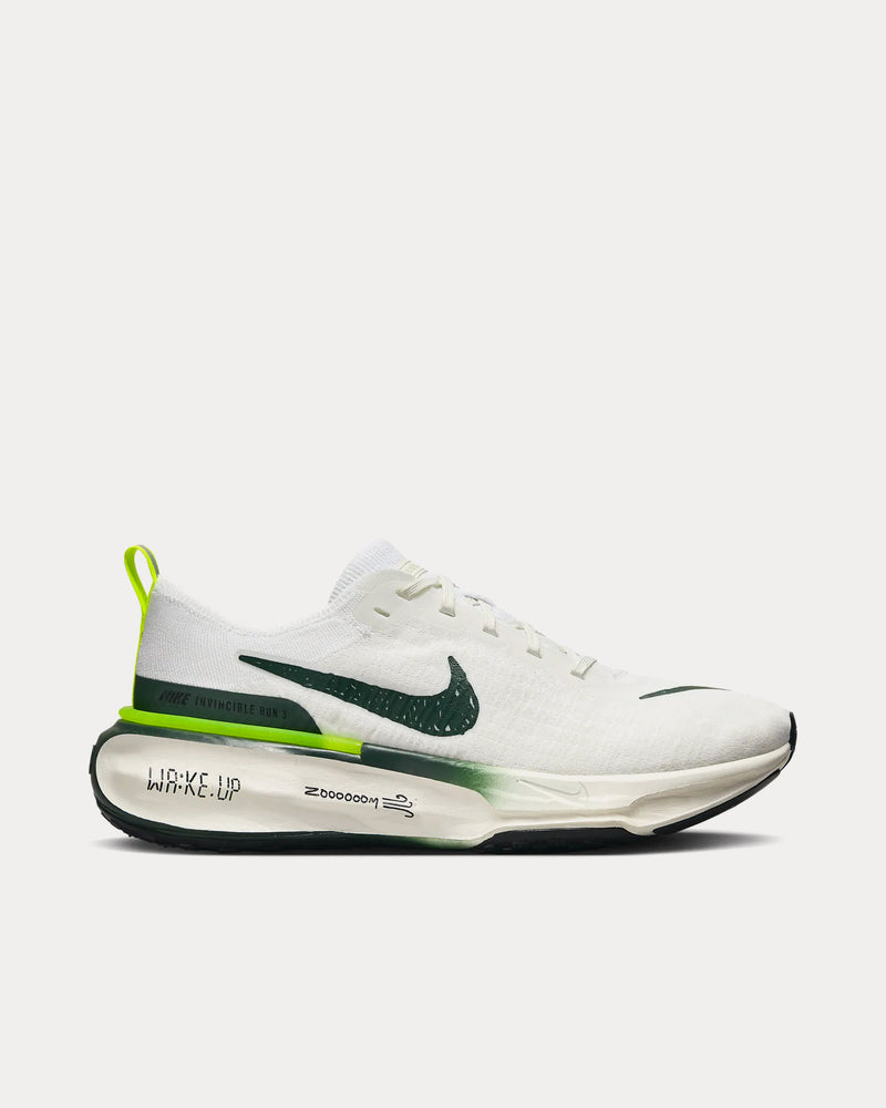 Nike Invincible 3 White / Volt / Black / Pro Green Running Shoes - 1