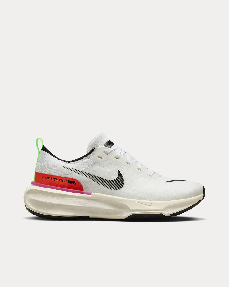 Nike Invincible 3 White / Lime Blast / Black Running Shoes - Sneak in Peace