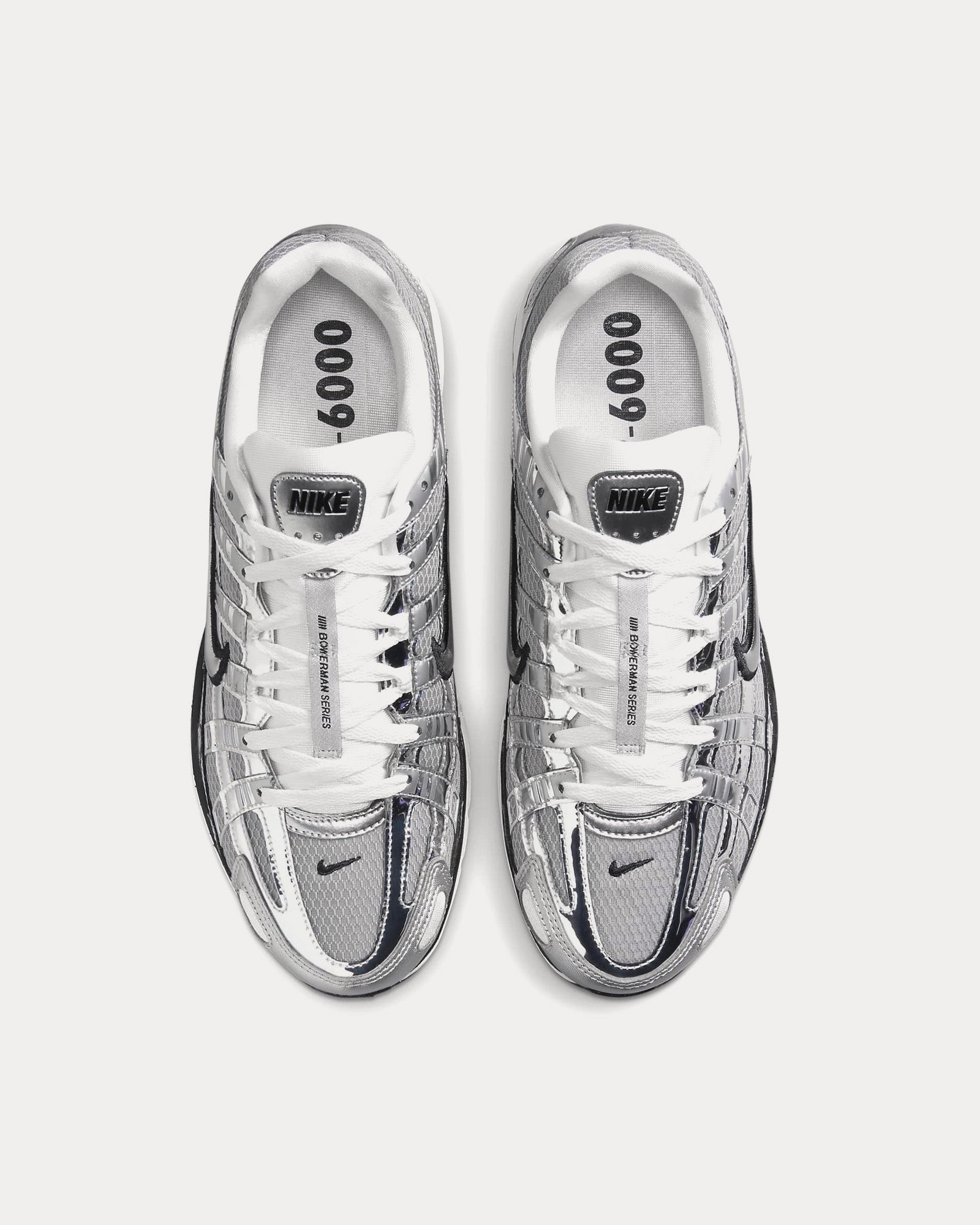 Nike P-6000 Metallic Silver / Sail / Black / Metallic Silver Low Top Sneakers - 2