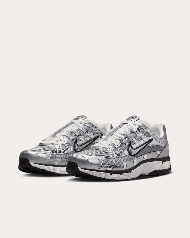 Nike P-6000 Metallic Silver / Sail / Black / Metallic Silver Low Top Sneakers - 3