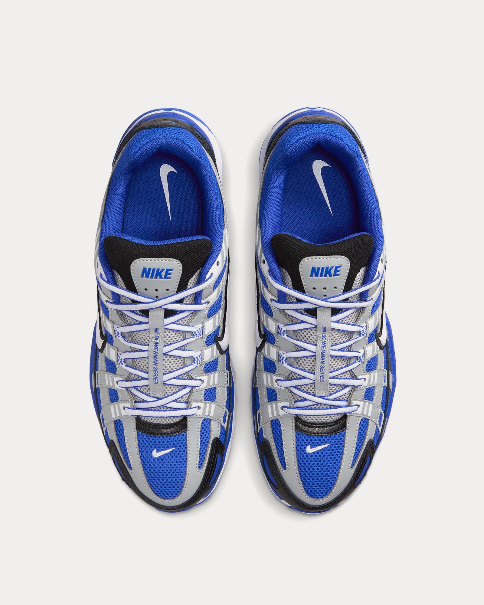 Nike P-6000 Racer Blue / Black / Flat Silver / White Low Top Sneakers - 2