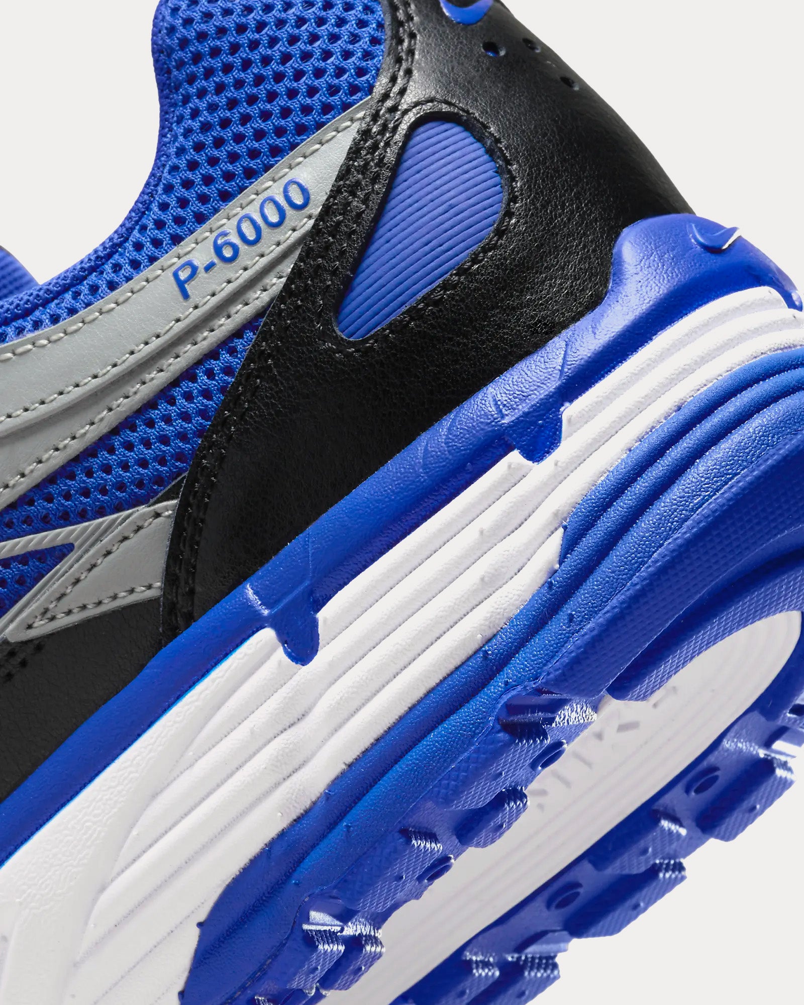 Nike P-6000 Racer Blue / Black / Flat Silver / White Low Top Sneakers - 3