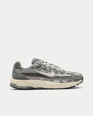 Nike P-6000 Flat Pewter / Light Iron Ore / Metallic Silver / White Low Top Sneakers