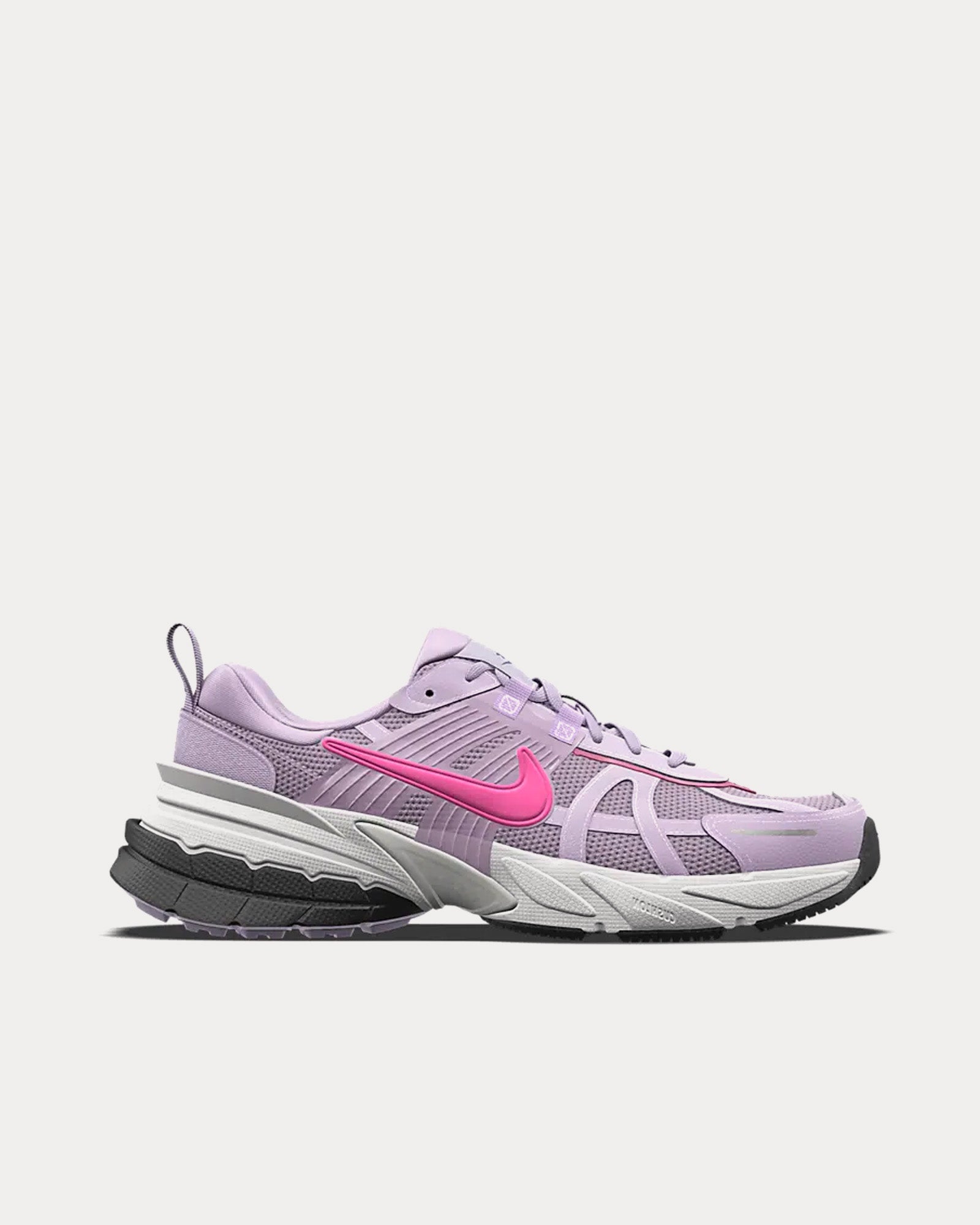 Nike V2K Run Unlocked By You Purple Low Top Sneakers - 1