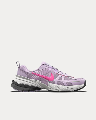 Nike V2K Run Unlocked By You Purple Low Top Sneakers