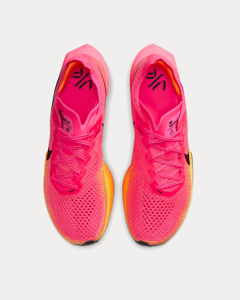 Nike Vaporfly 3 Hyper Pink / Laser Orange / Black Running Shoes - 2