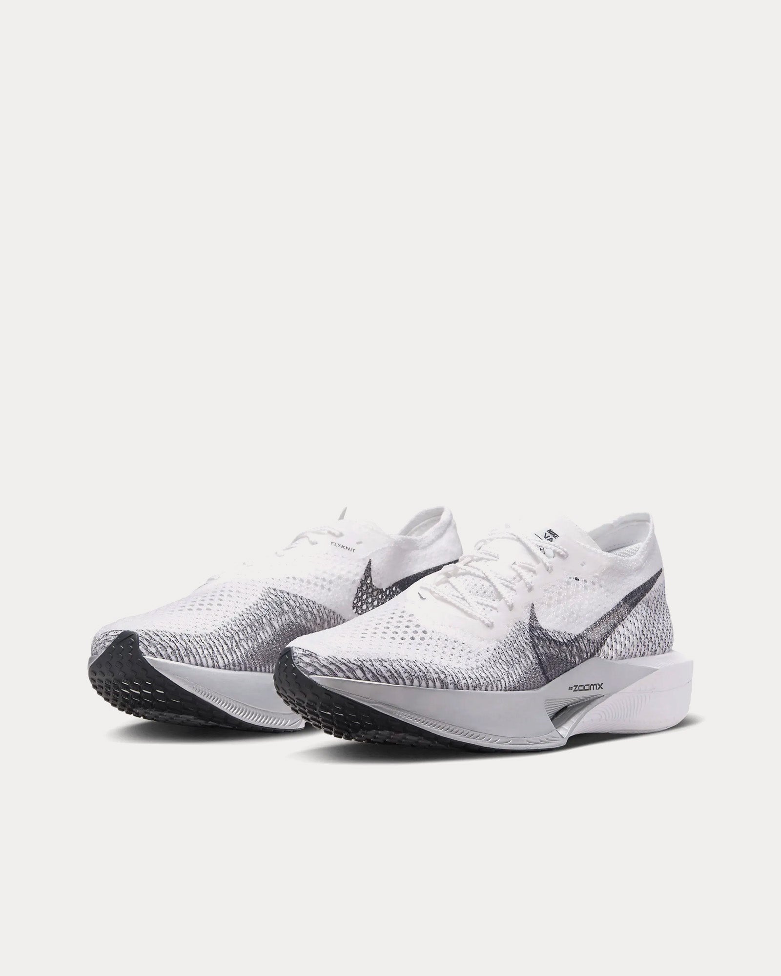 Nike Vaporfly 3 White / Particle Grey / Metallic Silver / Dark Smoke Grey Running Shoes - 3