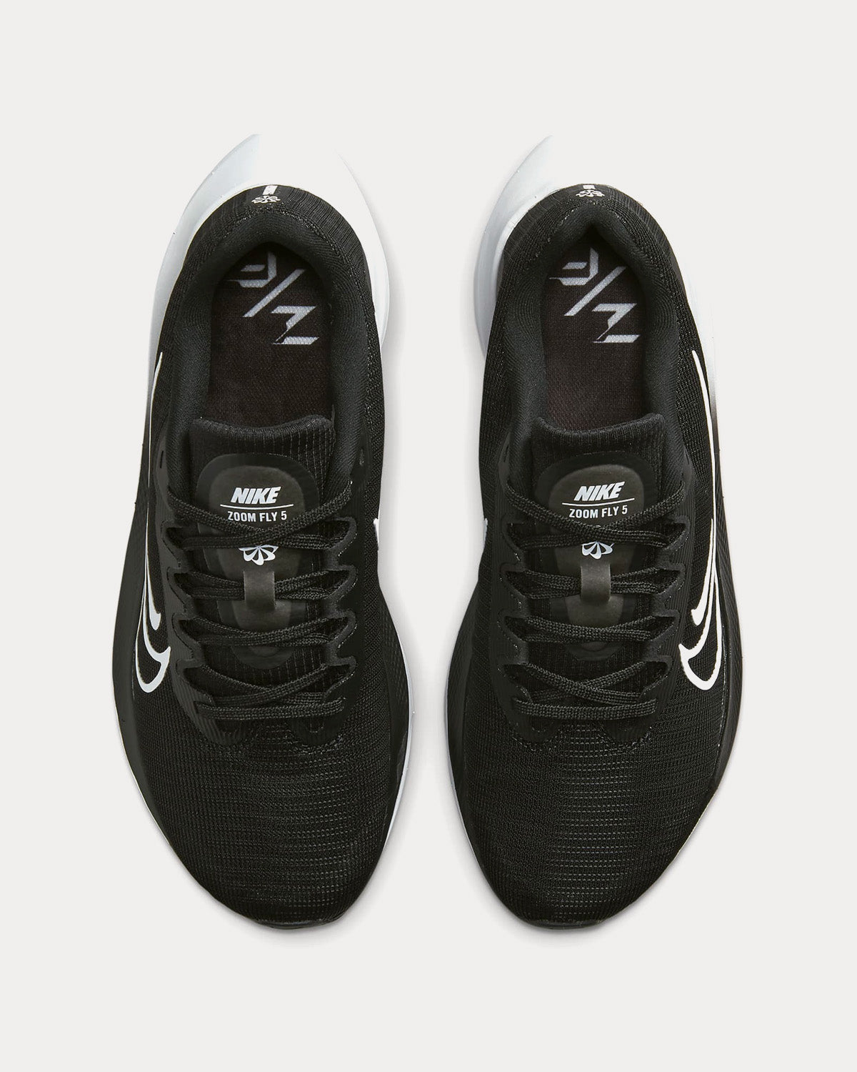 Nike Zoom Fly 5 Black / White Running Shoes - 2