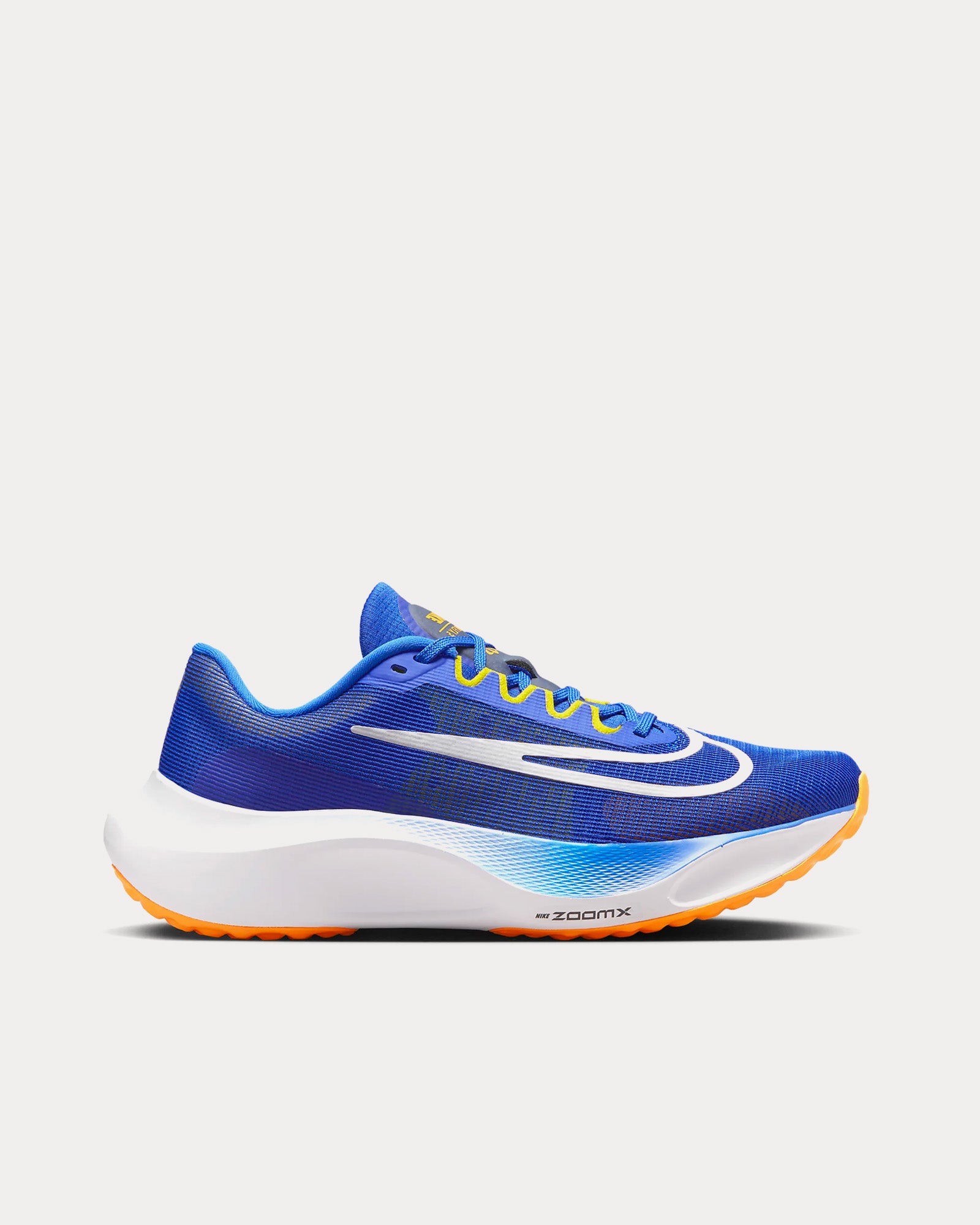 Zoom Fly 5 Racer Blue / High Voltage / Sundial / White Running Shoes