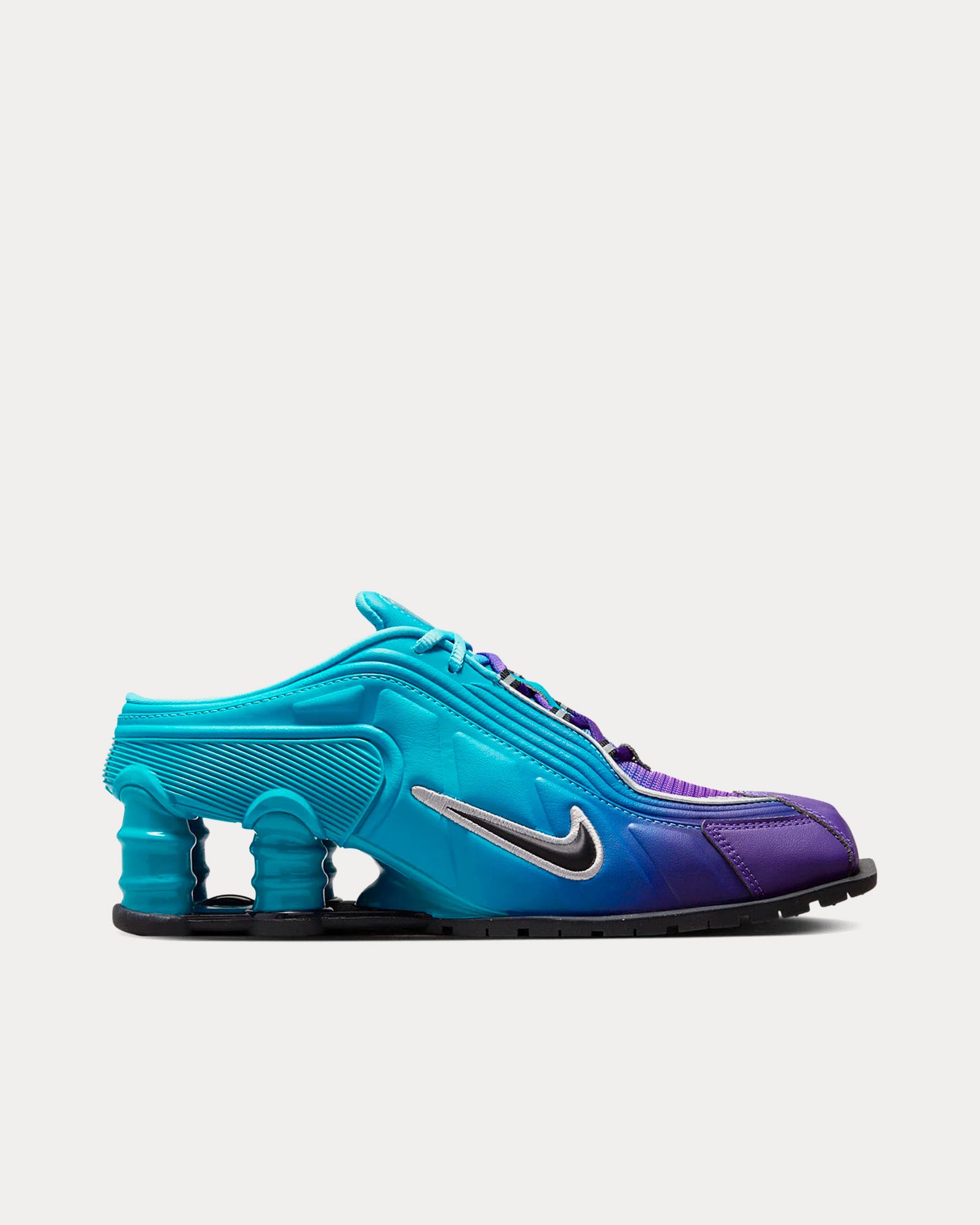 Nike x Martine Rose Shox MR4 Scuba Blue Low Top Sneakers - 1