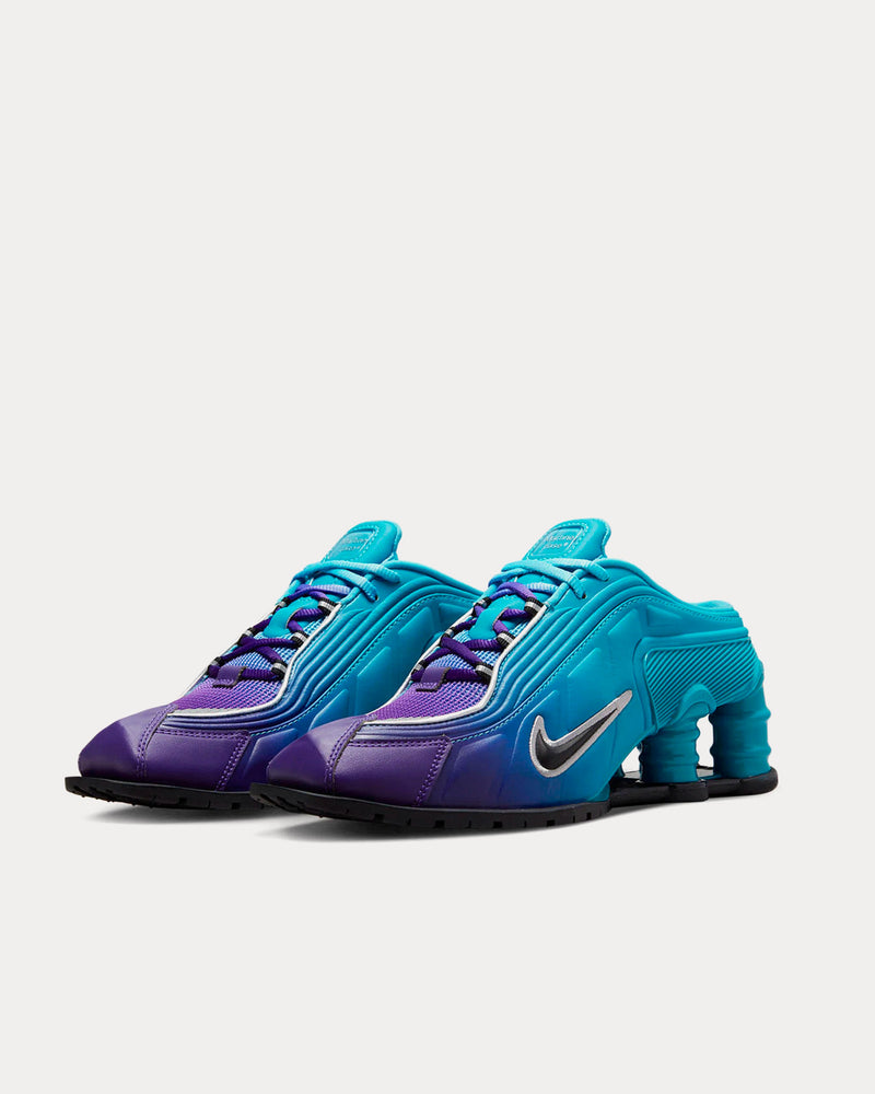 Nike x Martine Rose Shox MR4 Scuba Blue Low Top Sneakers - 3