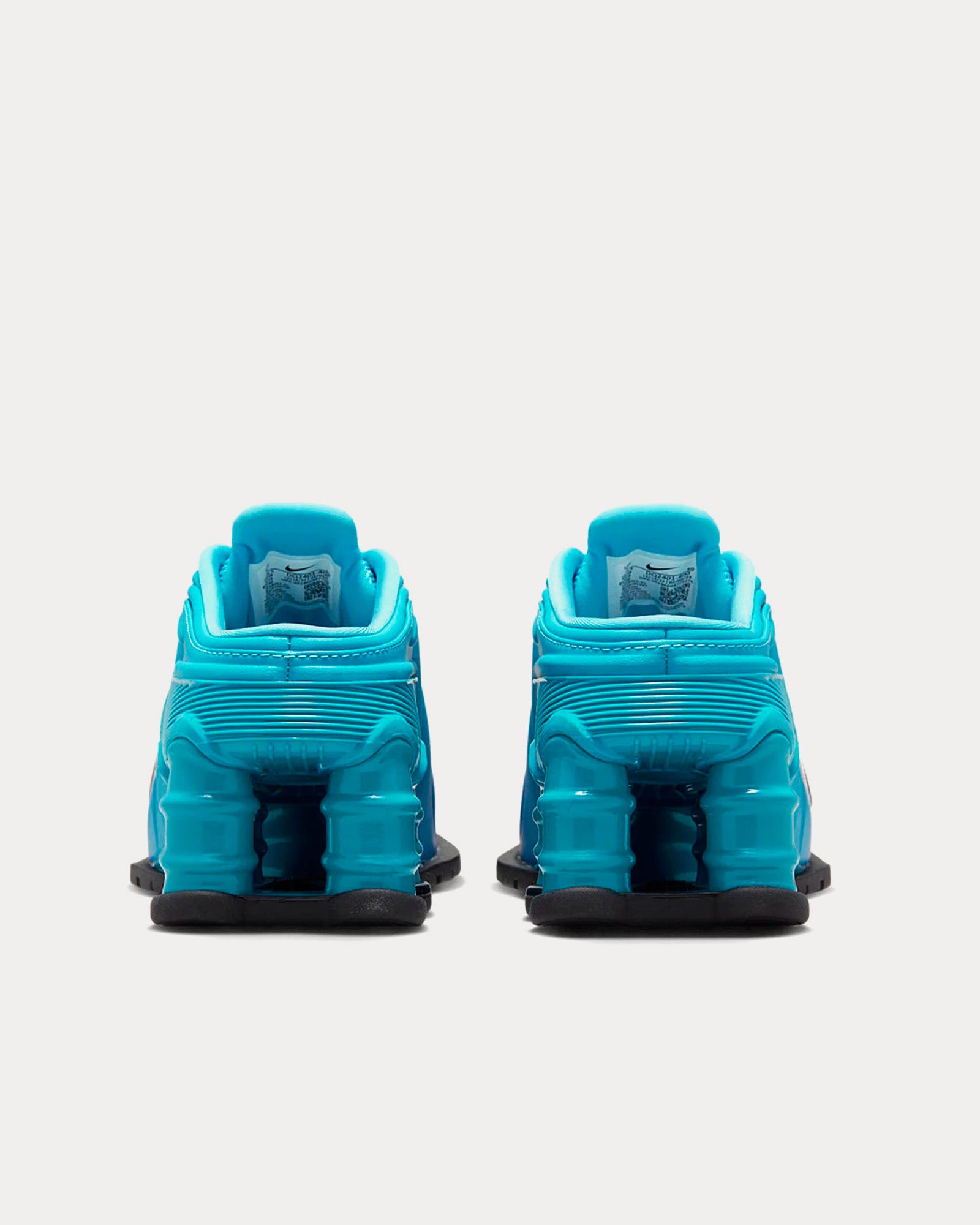 Nike x Martine Rose Shox MR4 Scuba Blue Low Top Sneakers - 4