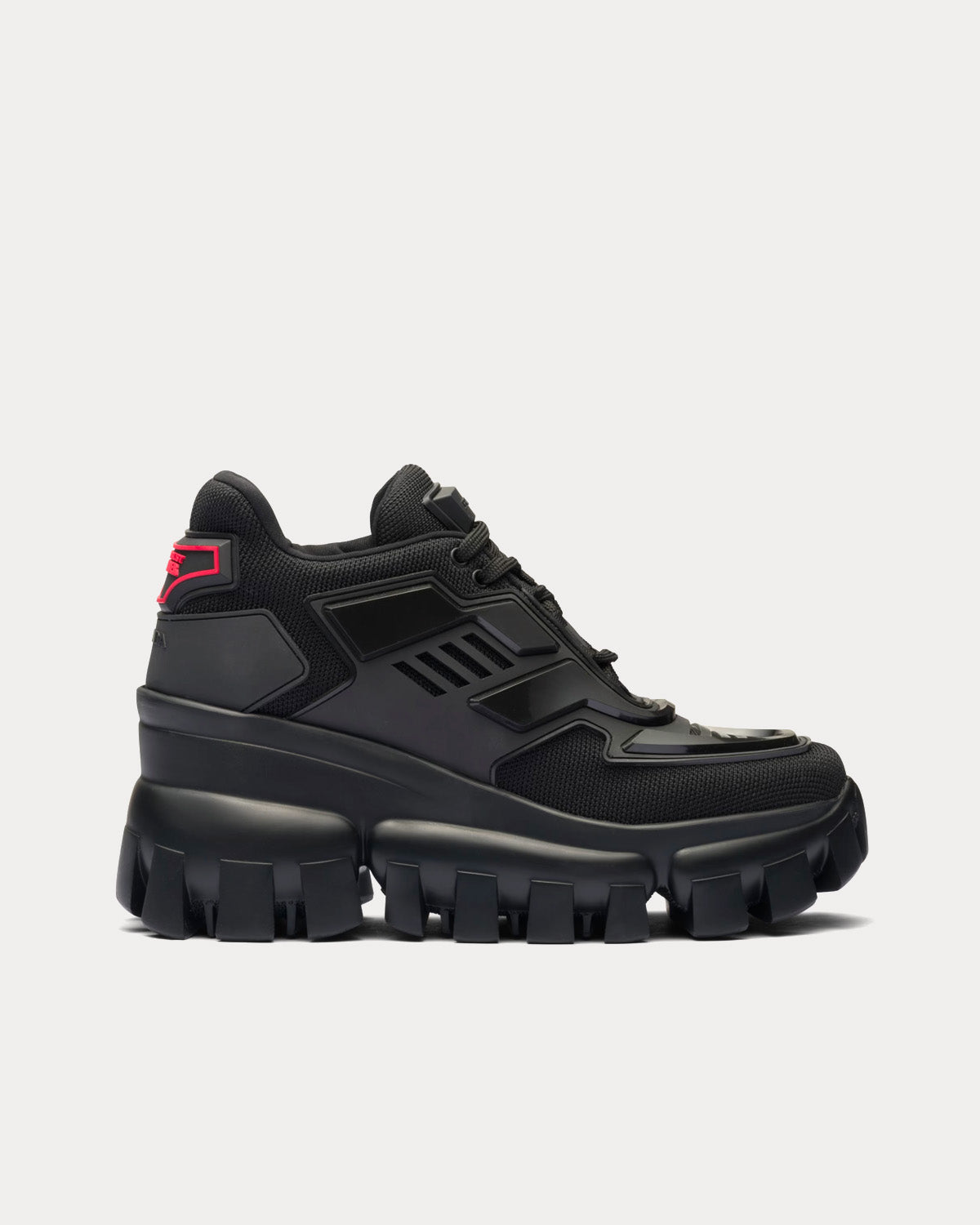 Prada Cloudbust Thunder Black High Top Sneakers - 1