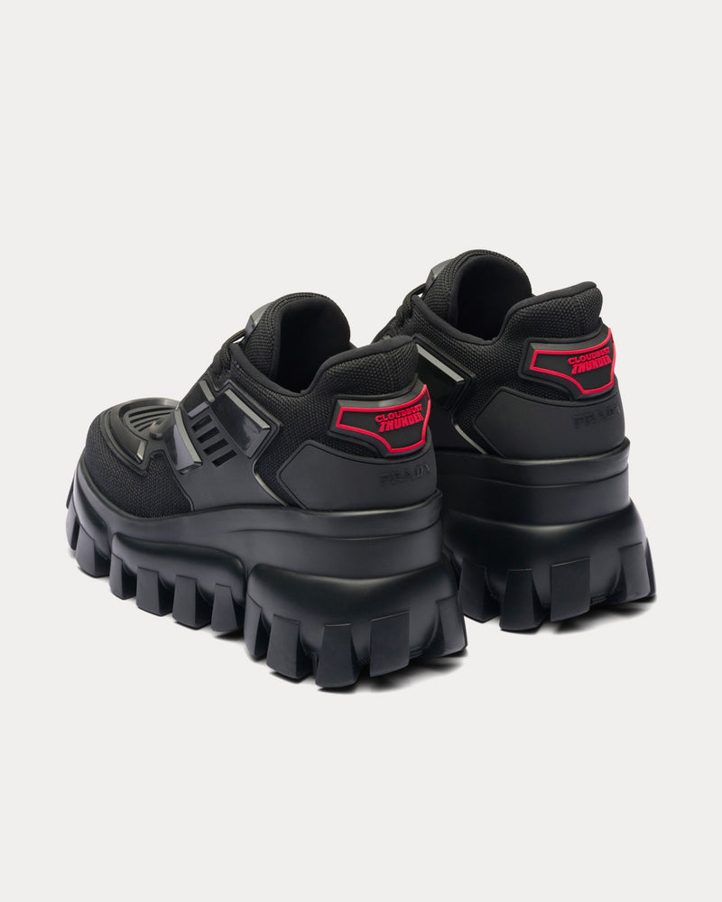 Prada Cloudbust Thunder Black High Top Sneakers - 3