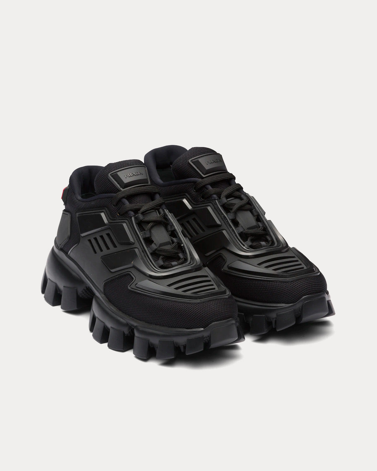 Black prada tennis shoes best sale