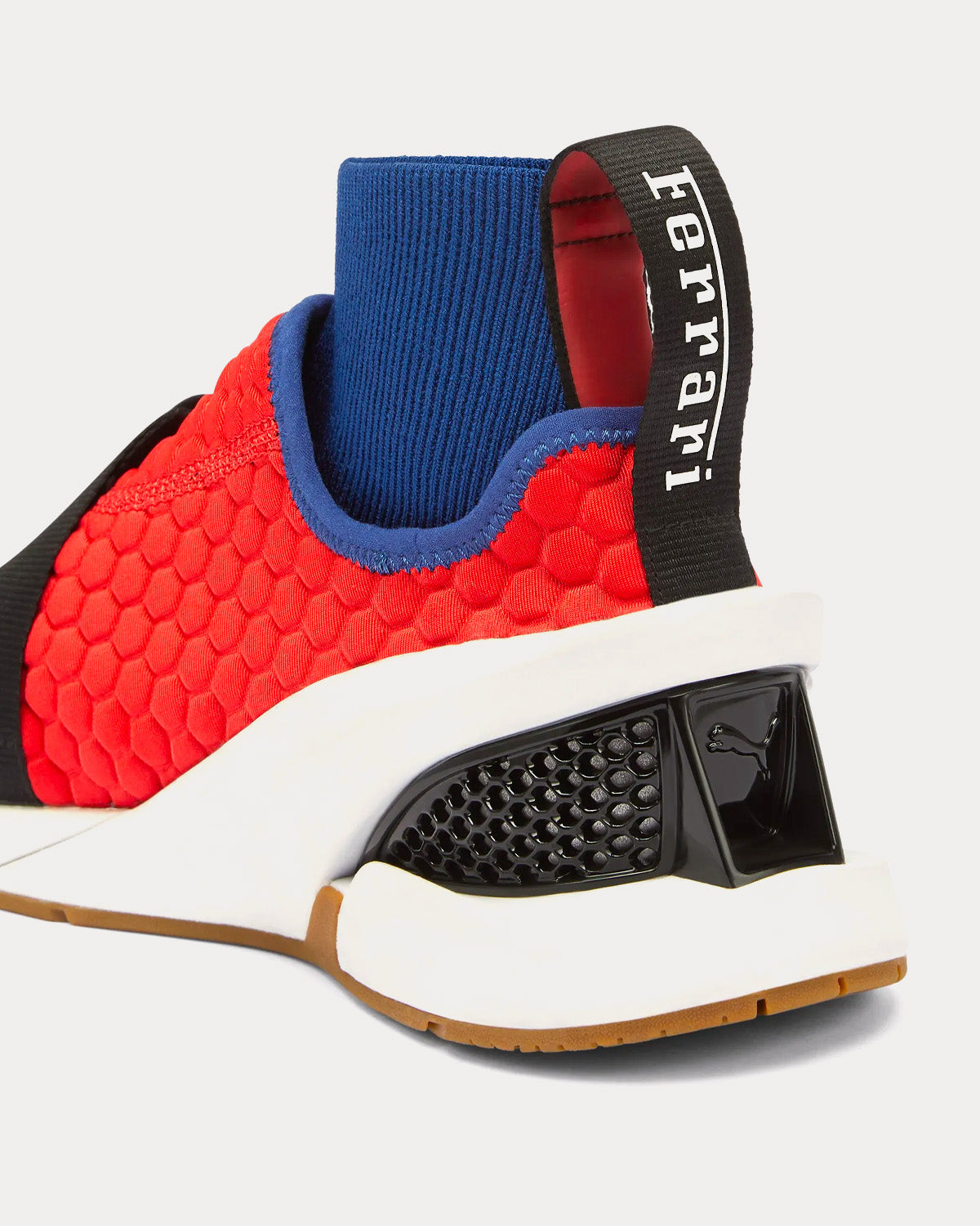 Ferrari x Puma ION F Puff Red / Blue Slip On Sneakers - 3