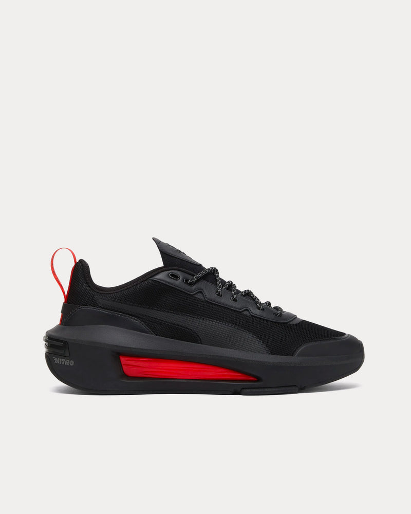 Ferrari x Puma Ultimate Nitro Black Low Top Sneakers - 1