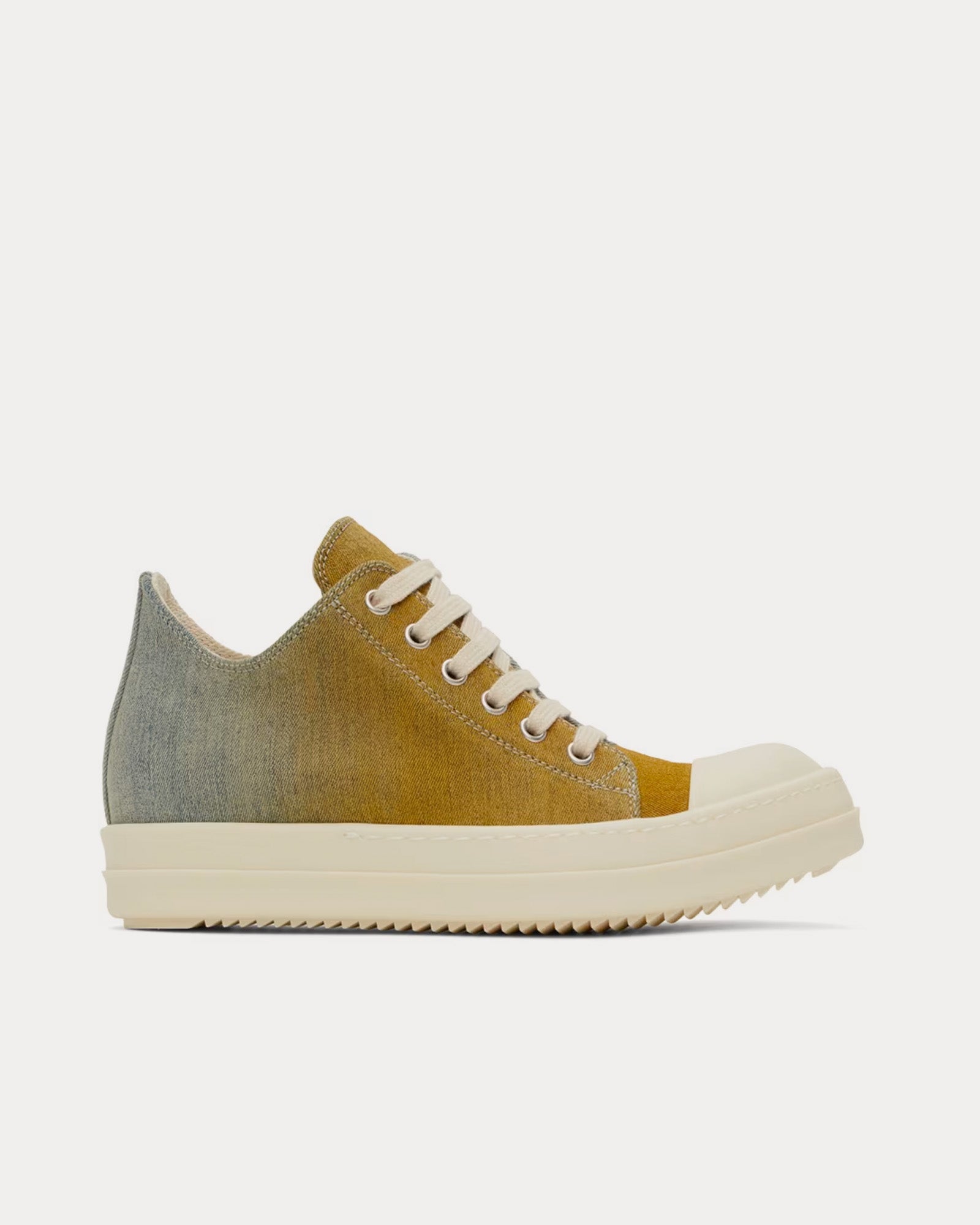 Rick Owens DRKSHDW Sneaks Canvas Sky / Orange Degrade Low Top Sneakers - 1