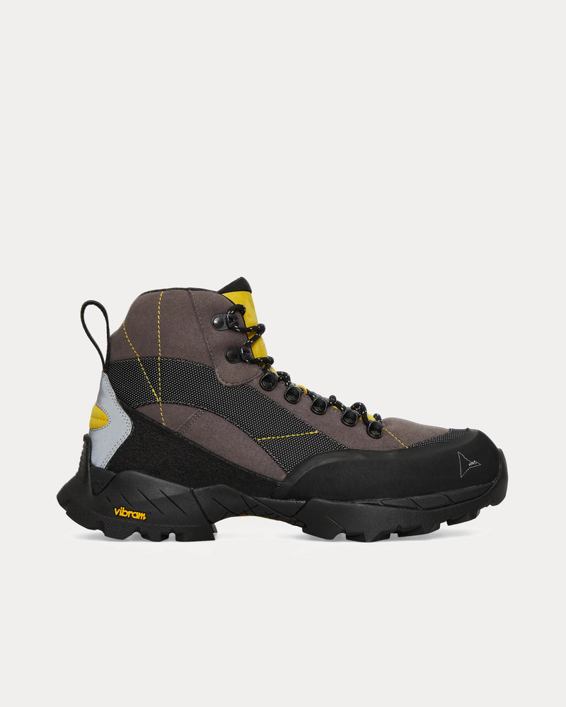 ROA x Evac Andreas Dark Grey / Yellow Hiking Boots - 1