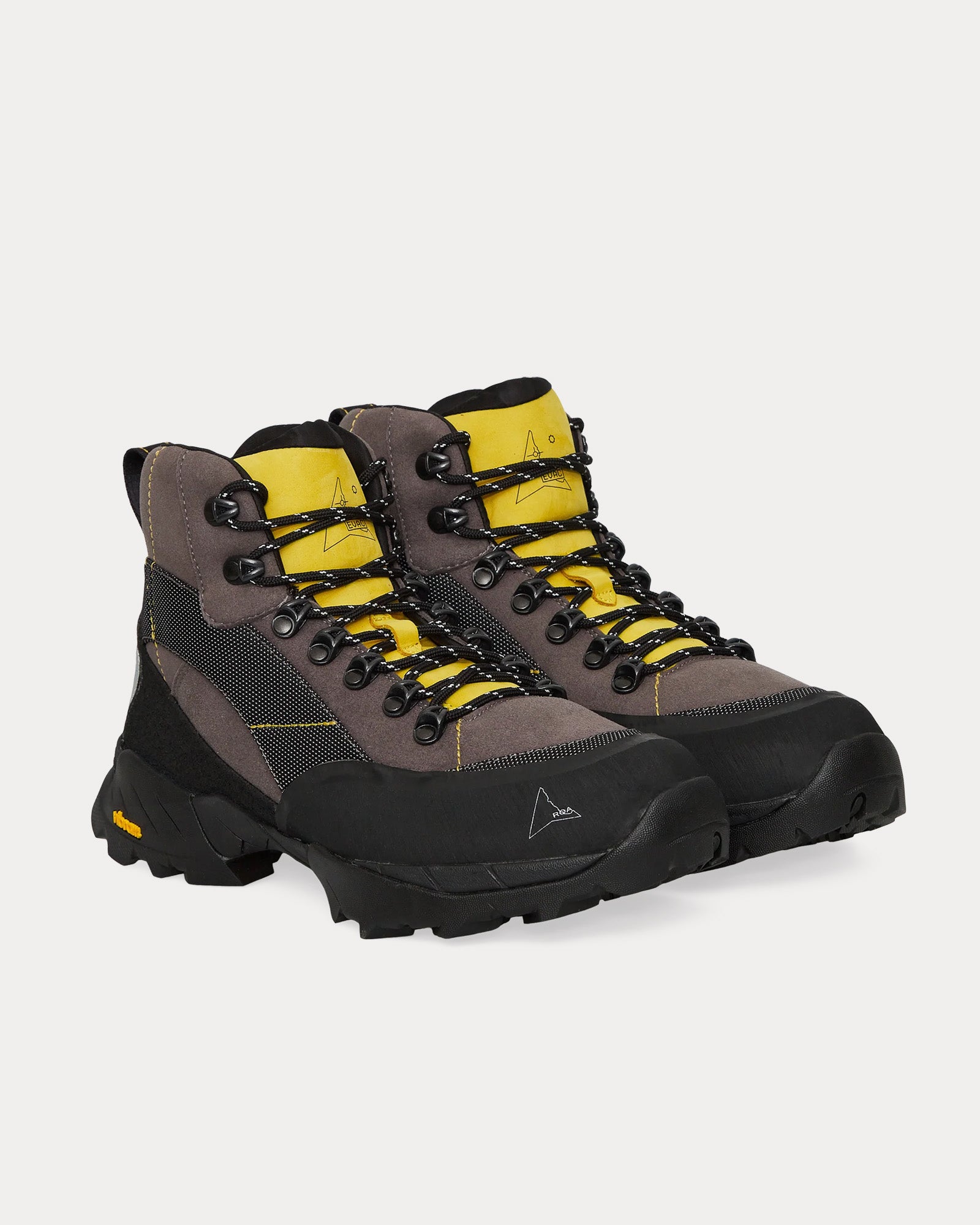 ROA x Evac Andreas Dark Grey / Yellow Hiking Boots - 2