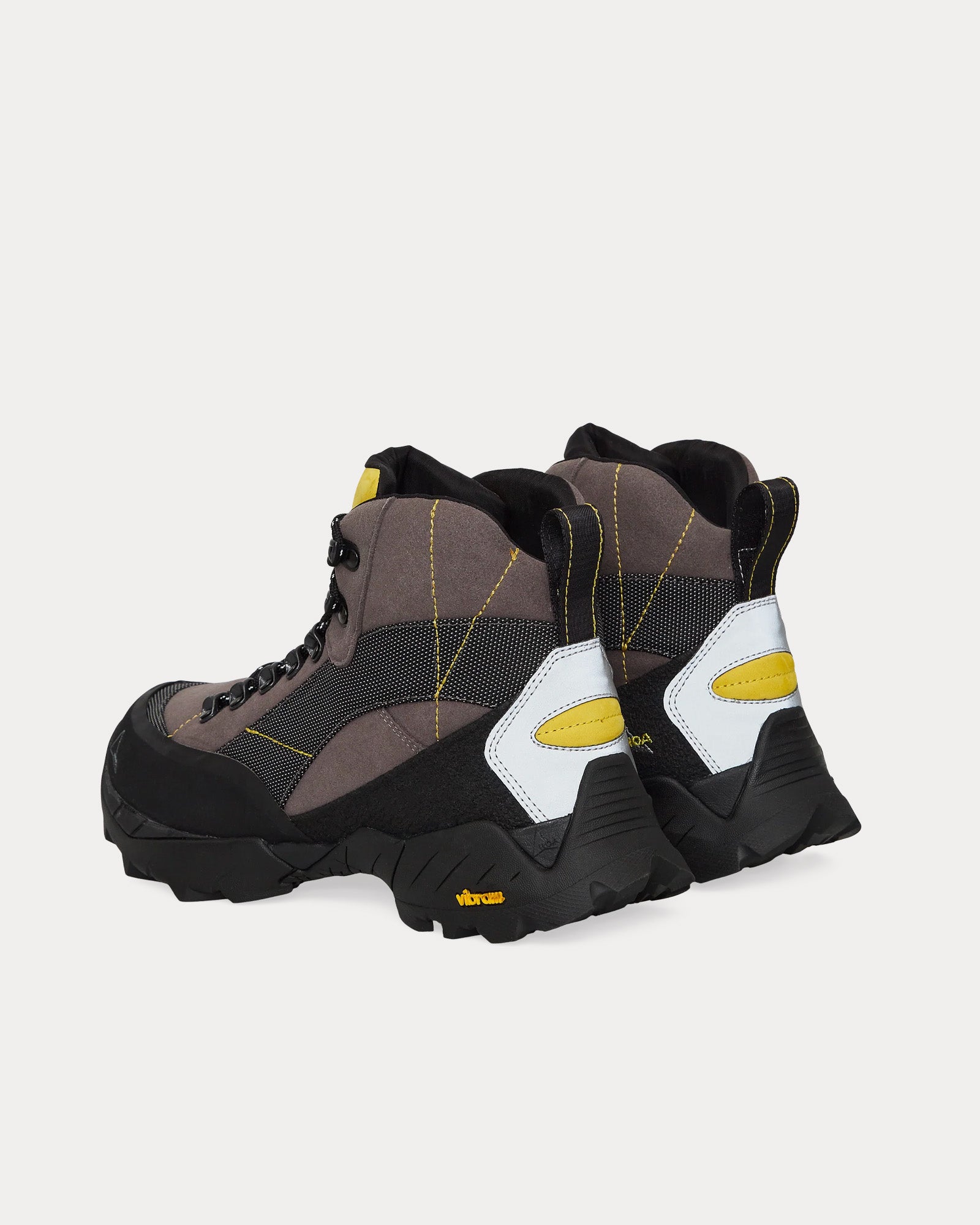 ROA x Evac Andreas Dark Grey / Yellow Hiking Boots - 3