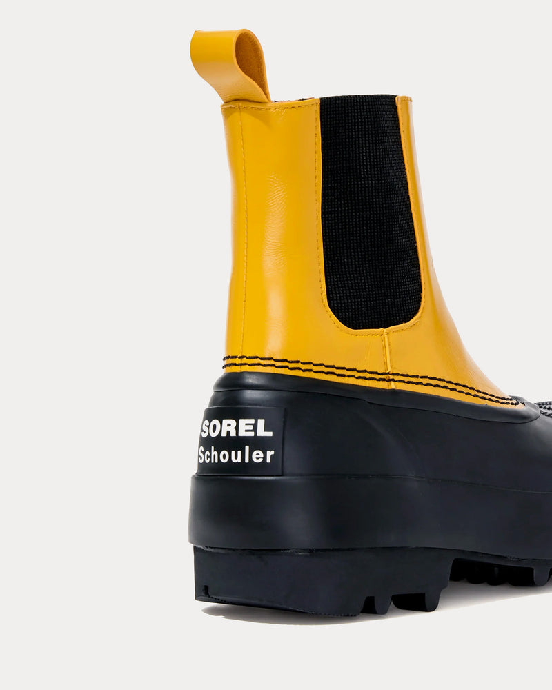 Proenza Schouler x Sorel Caribou Golden Ochre / Black Chelsea Boots - 4