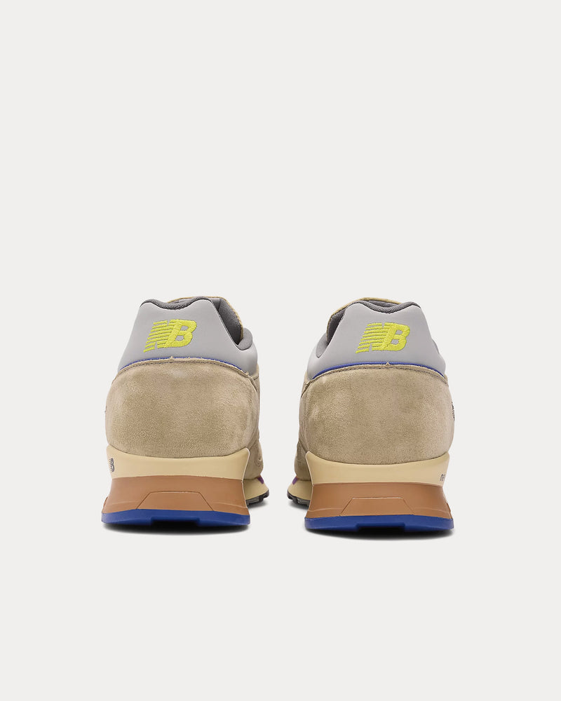 New Balance x Salehe Bembury MADE in UK 1500 Olive Gray / Mirage Gray / Lemon Low Top Sneakers - 4