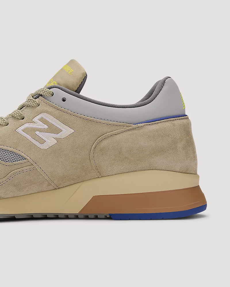 New Balance x Salehe Bembury MADE in UK 1500 Olive Gray / Mirage Gray / Lemon Low Top Sneakers - 5