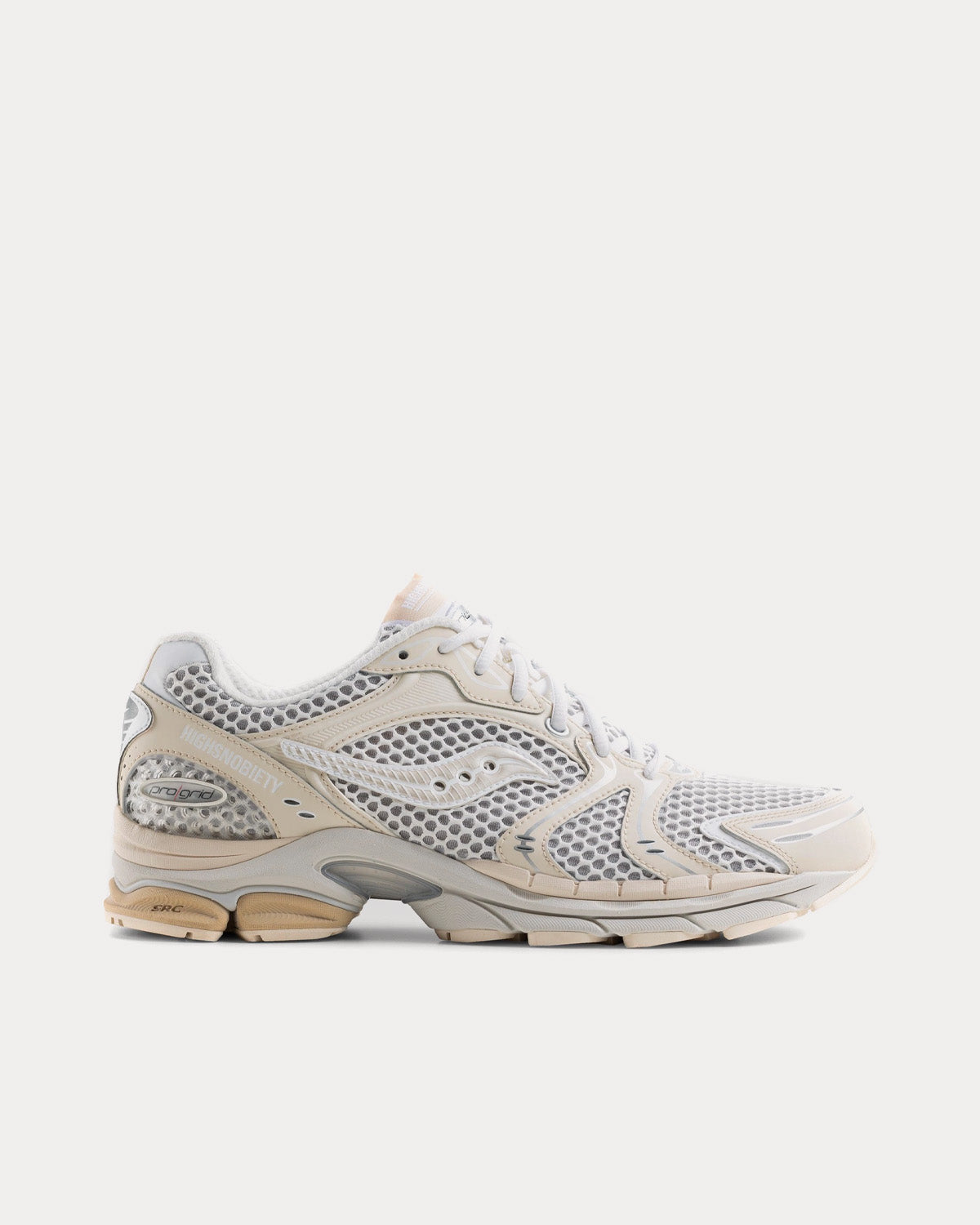 Saucony x Highsnobiety ProGrid Triumph 4 Cream / White Low Top Sneakers - 1