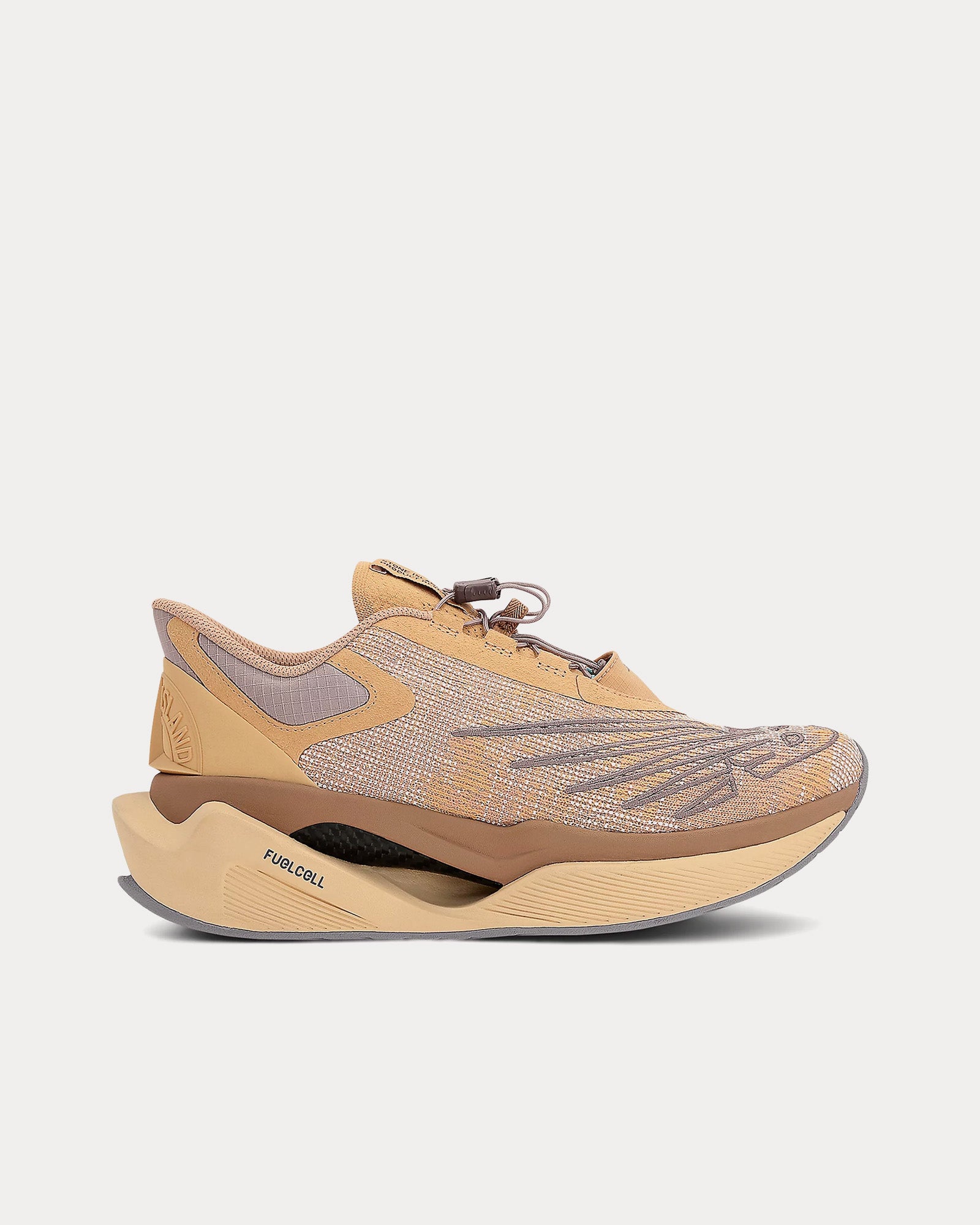 New Balance x Stone Island Tokyo Design Studio FuelCell C_1 Tan / Brown / Grey Running Shoes - 1