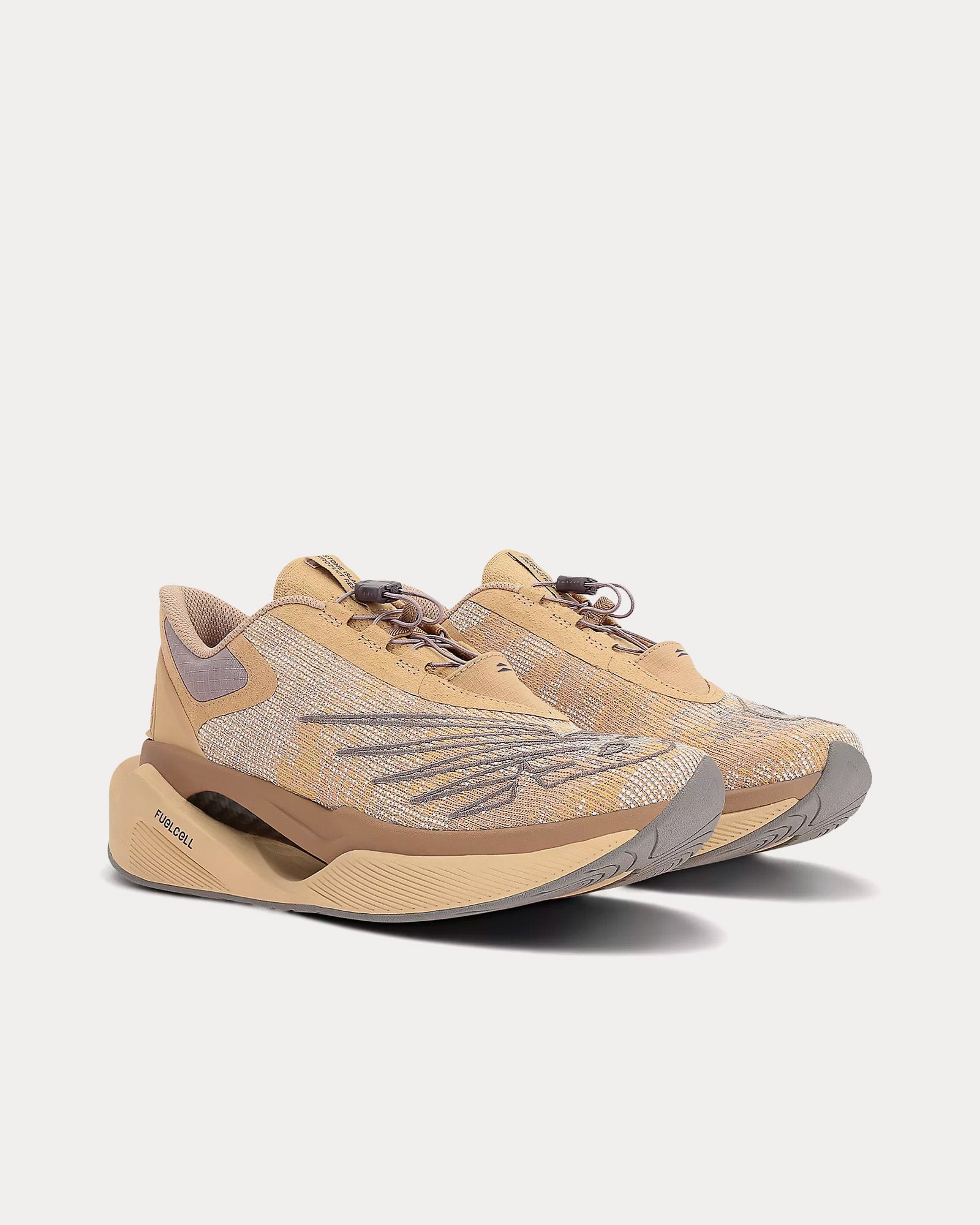 New Balance x Stone Island Tokyo Design Studio FuelCell C_1 Tan / Brown / Grey Running Shoes - 3