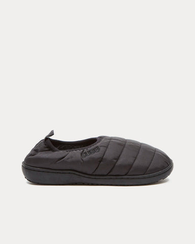 Subu Packable Gloss Black Slippers