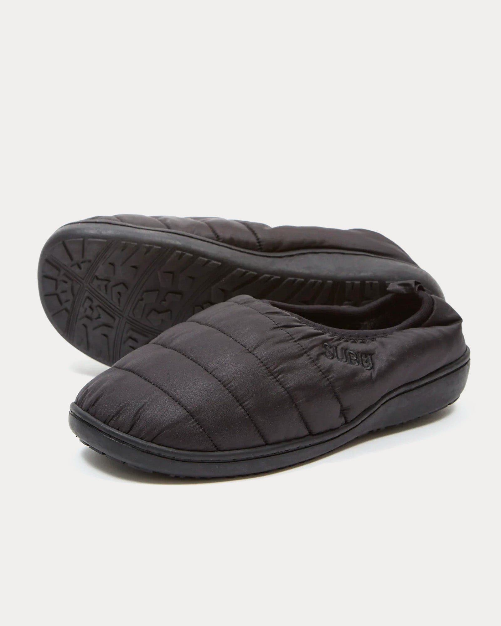 Subu Packable Gloss Black Slippers - 3