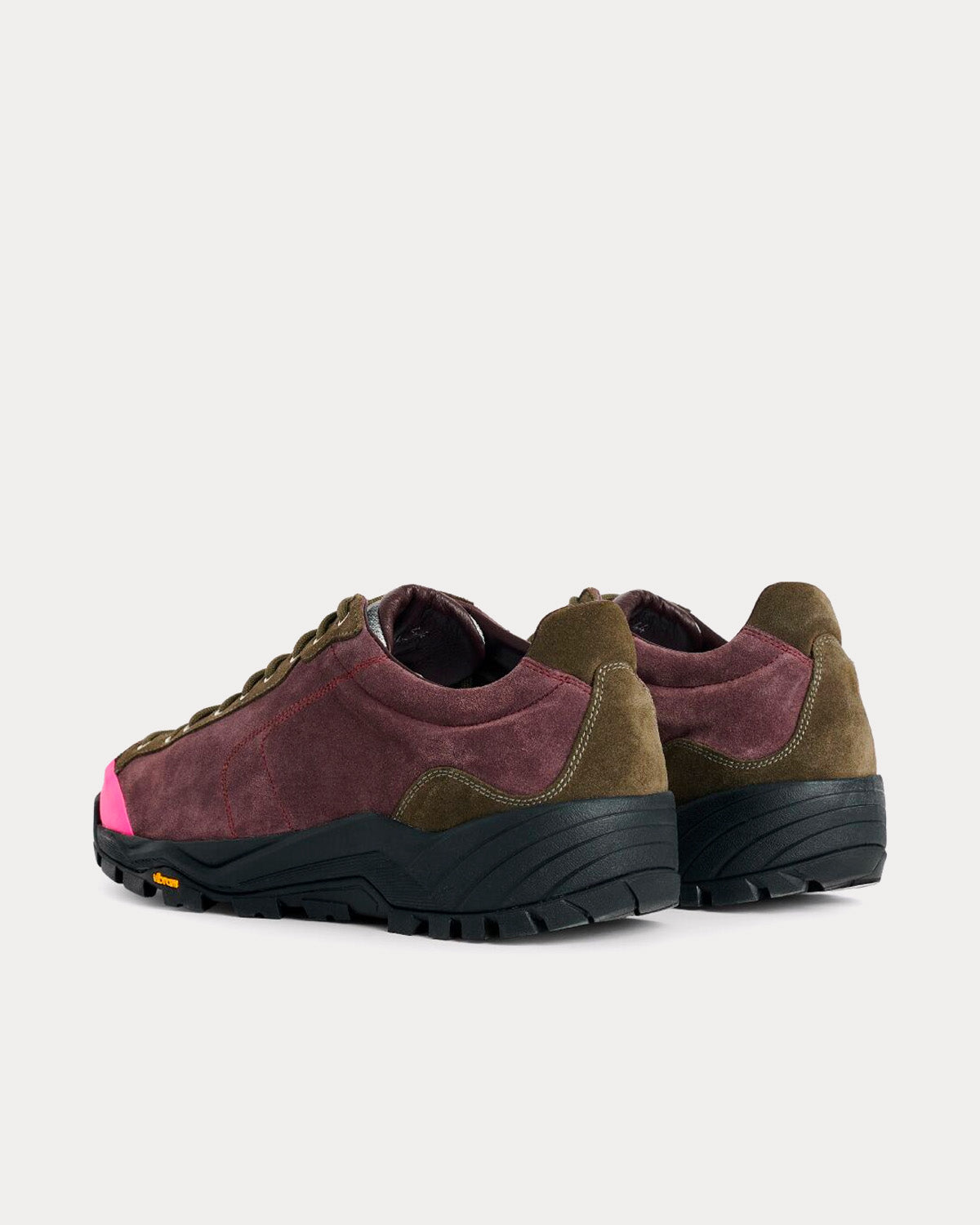 Diemme x Très Bien Movida Suede Hiker Bordeaux Low Top Sneakers - 4