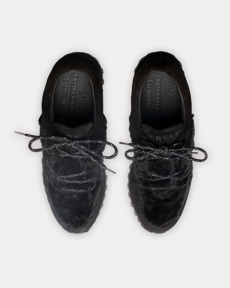 Tarvas x Engineered Garments Forest Bather Black Low Top Sneakers - 2