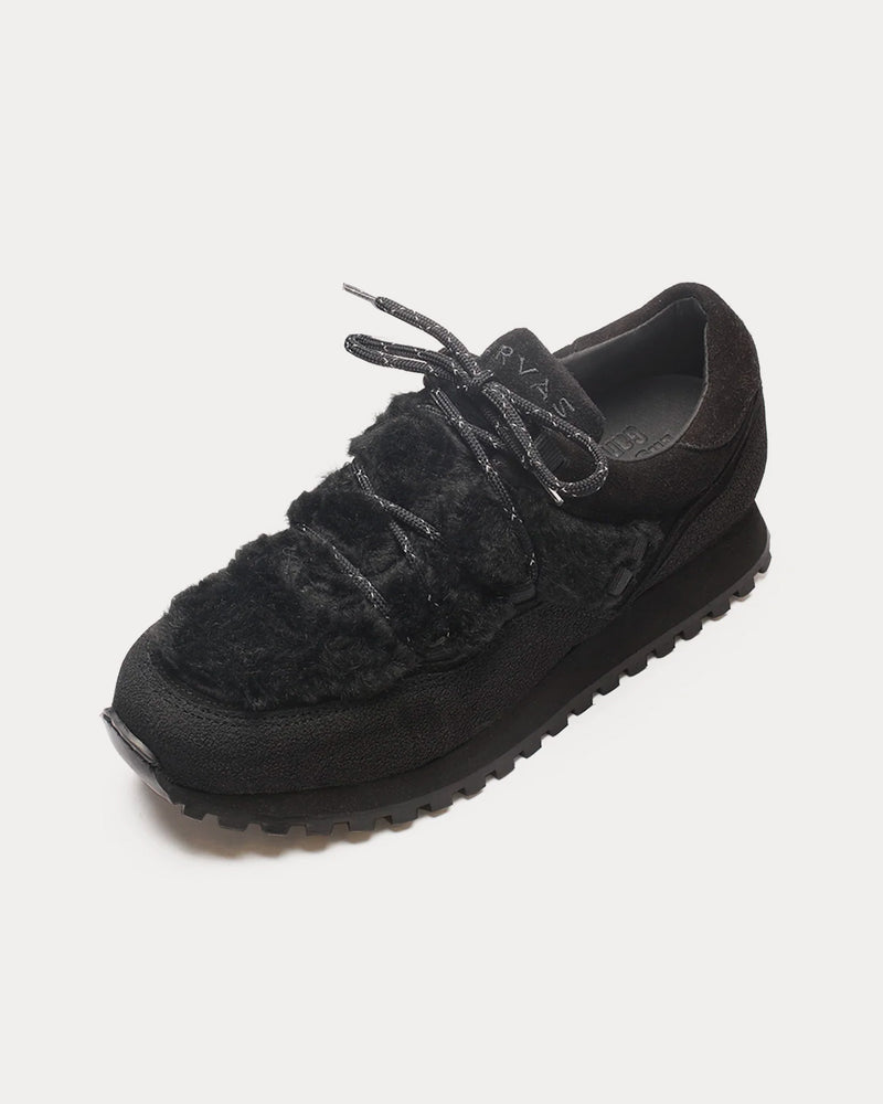 Tarvas x Engineered Garments Forest Bather Black Low Top Sneakers - 3