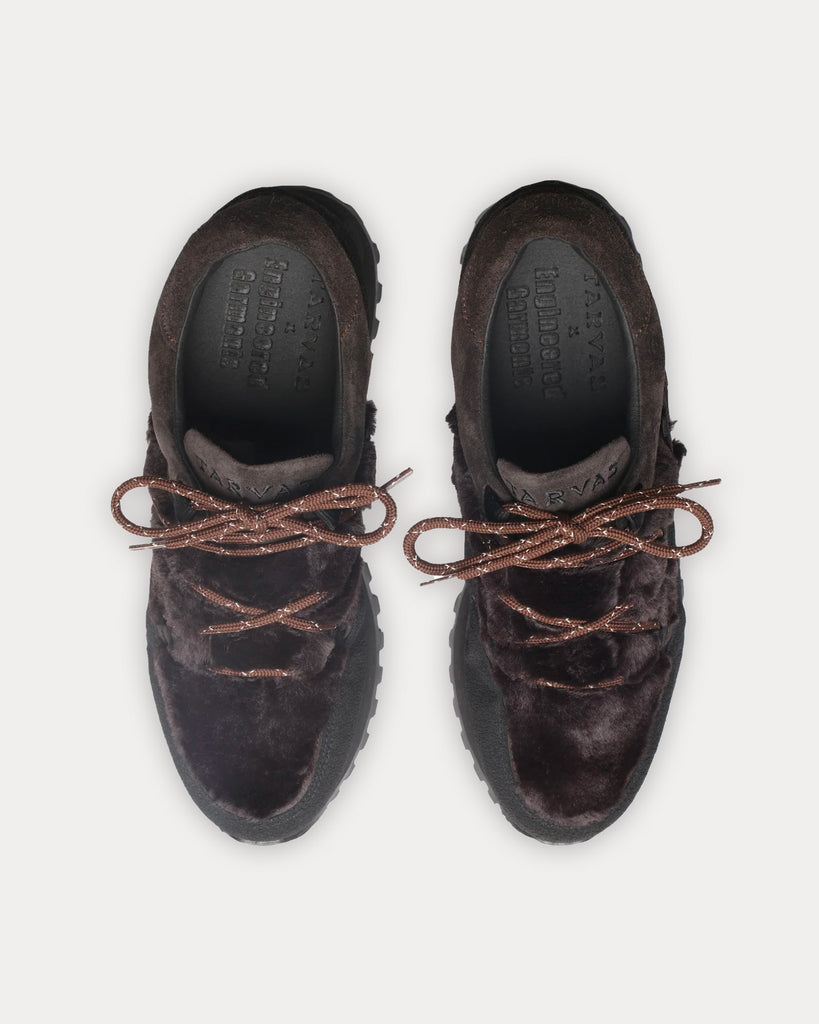 Tarvas x Engineered Garments Forest Bather Brown Low Top Sneakers