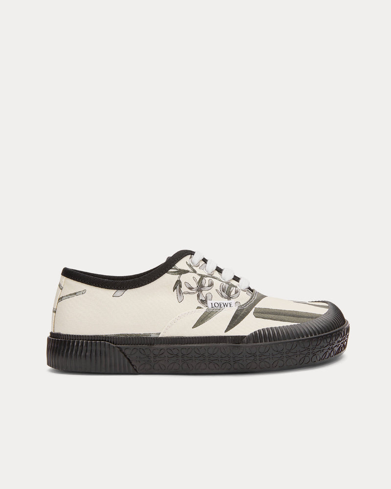 Loewe x Paula's Ibiza Terra Vulca Printed Canvas Multi Low Top Sneakers - 1