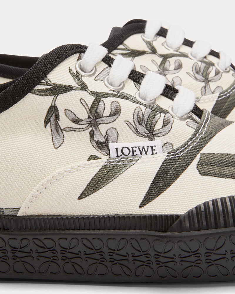 Loewe x Paula's Ibiza Terra Vulca Printed Canvas Multi Low Top Sneakers - 3